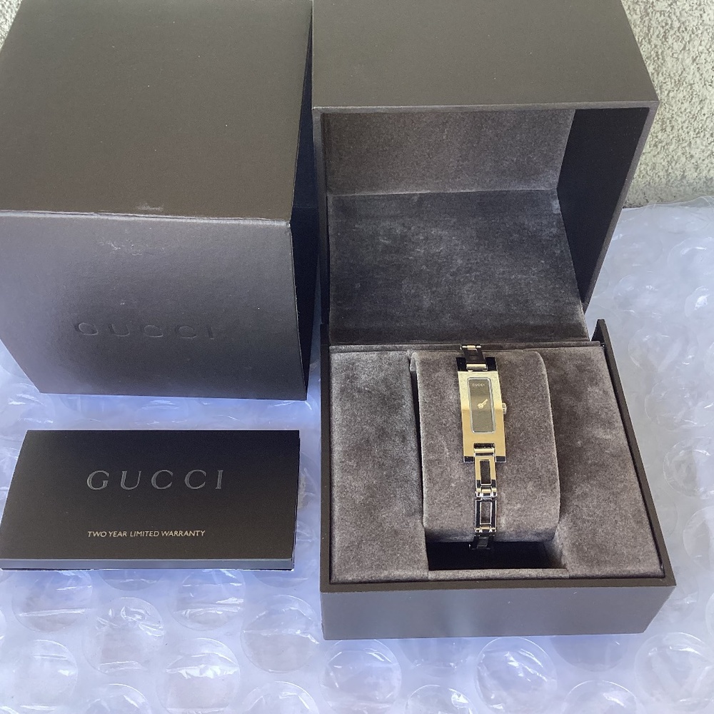 Gucci 3900L Ladies Watch Stainless Steel Used Preowned Condition